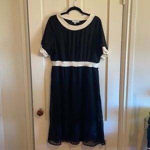NWT Piper & Scoot Midi dot dress